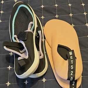 Kids Black and Tan Shoes